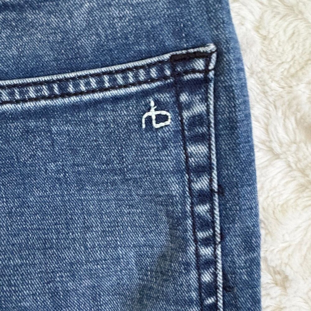 Rag & Bone New York Blue Flare High Rise Denim Jeans Women's Size 31 - Picture 4 of 7